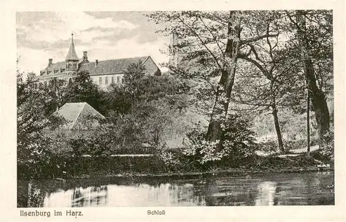 AK / Ansichtskarte  Ilsenburg_Harz Blick zum Schloss Ilsenburg Harz