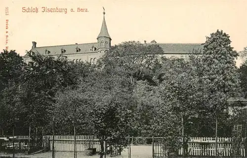 AK / Ansichtskarte 73898388 Ilsenburg_Harz Blick zum Schloss Ilsenburg Harz