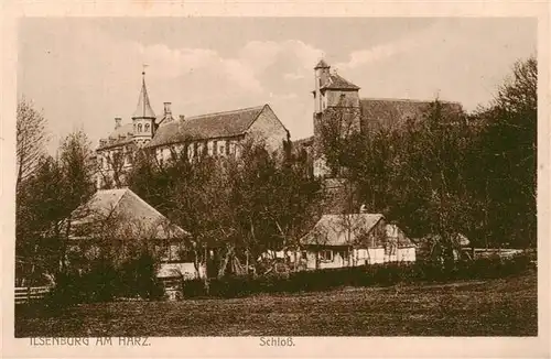 AK / Ansichtskarte  Ilsenburg_Harz Blick zum Schloss Ilsenburg Harz