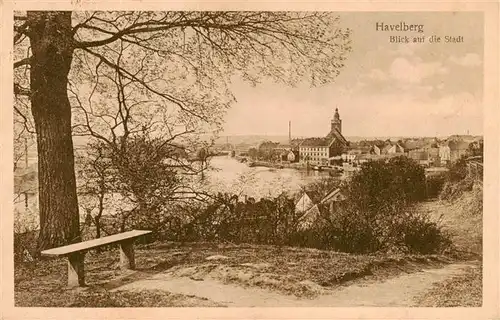 AK / Ansichtskarte  Havelberg Panorama Blick auf die Stadt Havelberg