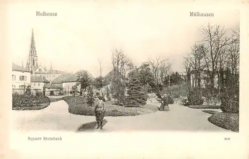 AK / Ansichtskarte  Muehlhausen_Elsass Square Steinbach Muehlhausen Elsass