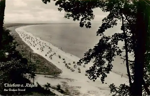 AK / Ansichtskarte  Thiessow_Ostseebad_Ruegen Am Grossen Strand Thiessow_Ostseebad_Ruegen