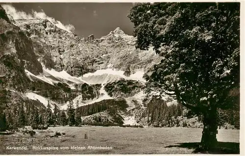 AK / Ansichtskarte  Schwaz_Tirol_AT Karwendelgebirge Birkkarspitze vom kleinen Ahornboden 