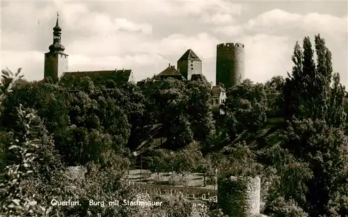 AK / Ansichtskarte  Querfurt Burg mit Stadtmauer Querfurt