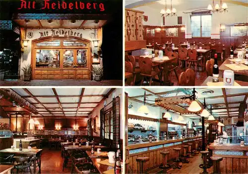 AK / Ansichtskarte  Barcelona_Cataluna Alt Heidelberg Cerveceria Cafeteria Restaurant Barcelona Cataluna