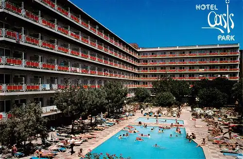 AK / Ansichtskarte 73898474 Salou_Tarragona_Costa_Dorada_ES Hotel Oasis Piscina 