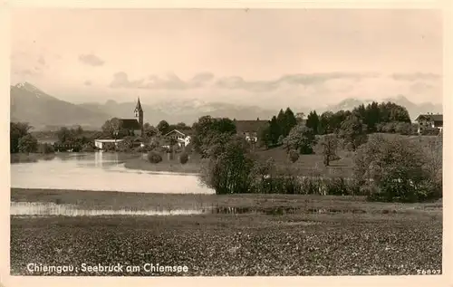 AK / Ansichtskarte  Chiemgau Seebruck am Chiemsee Chiemgau