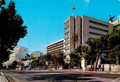 AK / Ansichtskarte  Palma_de_Mallorca_ES Paseo Maritimo Hoteles 