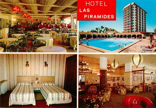 AK / Ansichtskarte  Fuengirola_Costa_del_Sol_ES Hotel las Piramides Restaurant Fremdenzimmer Swimming Pool 