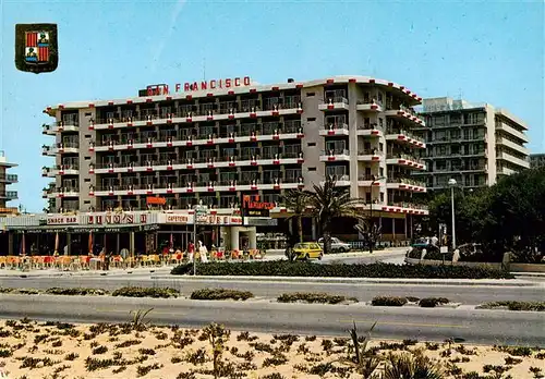 AK / Ansichtskarte  Playa_de_Palma_Mallorca Hotel San Francisco Playa_de_Palma_Mallorca