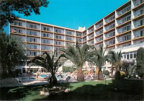AK / Ansichtskarte 73898496 Calella_de_la_Costa_Calella_de_Mar_ES Hotel Santa Fe Piscina 