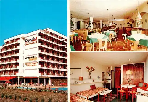 AK / Ansichtskarte  Playa_de_las_Americas_Arona_Tenerife_Islas_Canarias_ES Hotel Apartamentos Olympia Piscina Restaurant 