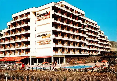 AK / Ansichtskarte  Playa_de_las_Americas_Arona_Tenerife_Islas_Canarias_ES Hotel Apartamentos Olympia Piscina 