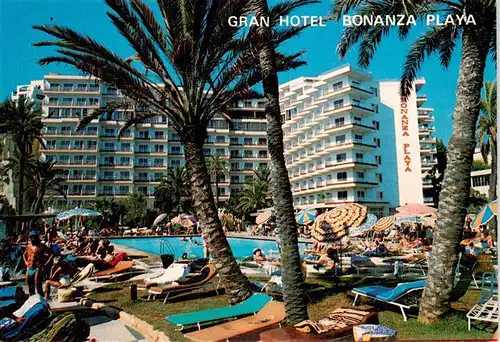 AK / Ansichtskarte 73898507 Illetas_Mallorca_ES Gran Hotel Bonanza Playa Piscina 