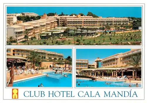 AK / Ansichtskarte 73898508 Cala_Mandia_Manacor_Mallorca_ES Club Hotel Cala Mandia Piscina 