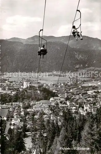 AK / Ansichtskarte 73898533 Sessellift_Chairlift_Telesiege Kufstein i.T.Kaiserlift 