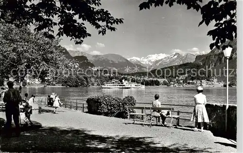 AK / Ansichtskarte  Dampfer_Binnenschifffahrt Brinz Haslibergen Berner Oberland 