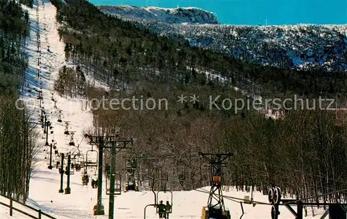 AK / Ansichtskarte  Sessellift_Chairlift_Telesiege MT. Mansfield Vermont 