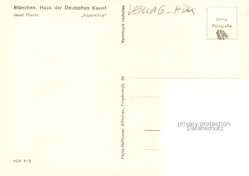 AK / Ansichtskarte  Verlag_HDK_Nr. Nr.556 Josef Thorak  Kopernikus 