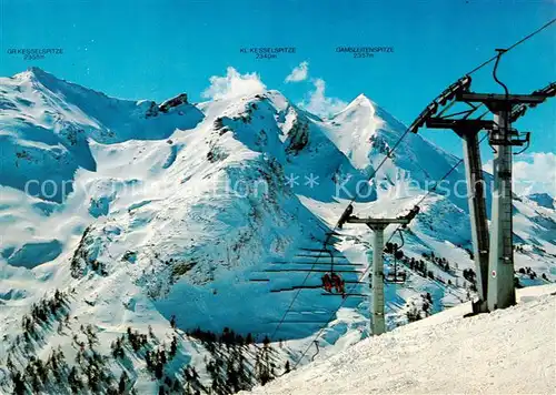 AK / Ansichtskarte  Sessellift_Chairlift_Telesiege Obertauern Land Salzburg 