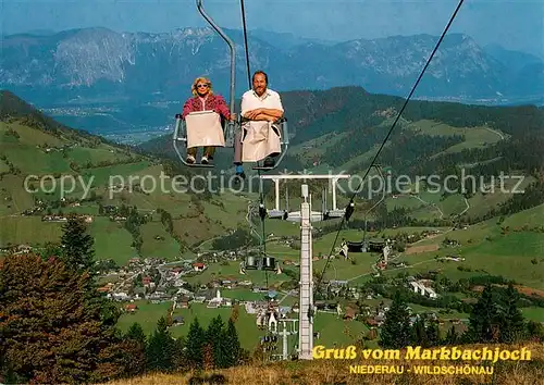 AK / Ansichtskarte  Sessellift_Chairlift_Telesiege Markbachjoch NiederauWildschoenau 