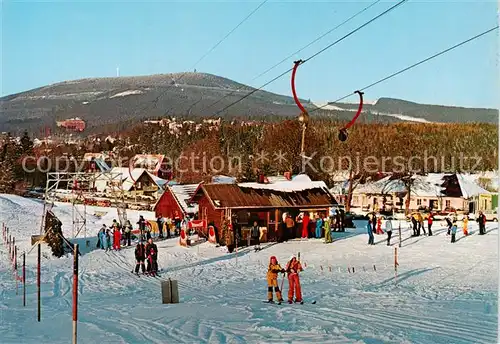 AK / Ansichtskarte  Skilift_Schlepplift_Remontees-Mecaniques Braunlage Oberharz 