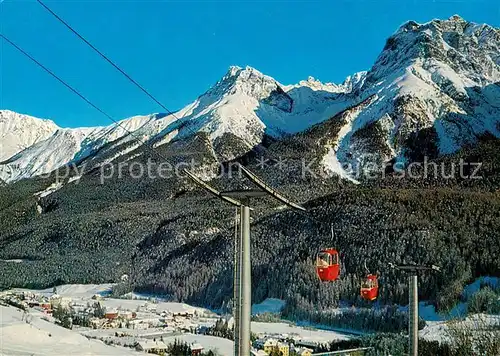 AK / Ansichtskarte  Seilbahn_Cable-Car_Telepherique Scuol Tarasp Vulpera 