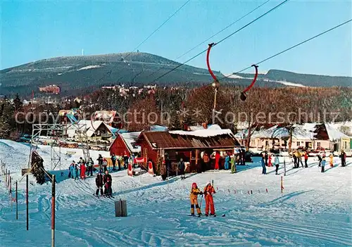 AK / Ansichtskarte  Skilift_Schlepplift_Remontees-Mecaniques Braunlage Oberharz 