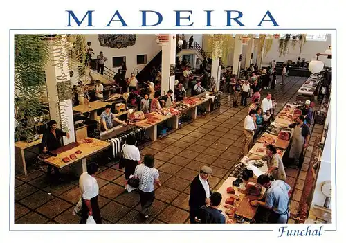 AK / Ansichtskarte 73898637 Funchal_Madeira_PT Fischmarkt Mercado do peixe 