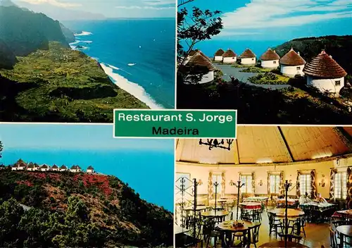 AK / Ansichtskarte 73898646 Sao_Jorge_Madeira__Portugal Kuestenpanorama Restaurante Cabana 