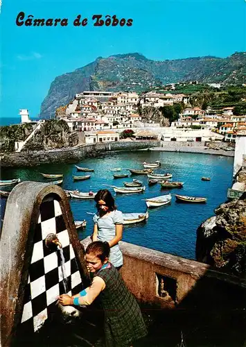 AK / Ansichtskarte  Camara_de_Lobos_Madeira_Portugal Brunnen Hafen 