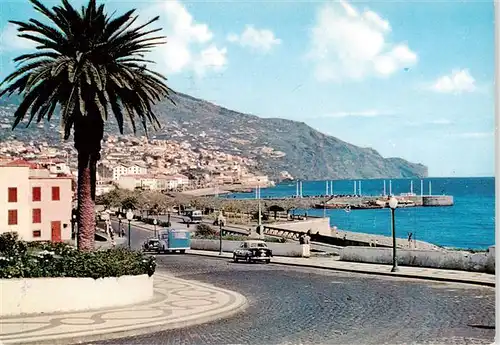 AK / Ansichtskarte 73898655 Funchal_Madeira_PT Vista Leste Uferstrasse Kuestenpanorama 