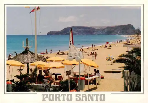 AK / Ansichtskarte 73898666 Porto_Santo_Madeira_PT Um aspecto da praia Panorama Strand 