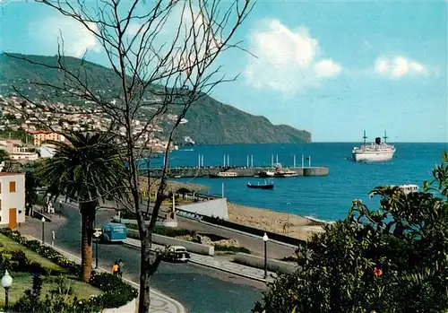 AK / Ansichtskarte  Funchal_Madeira_PT Vista oeste Kuestenpanorama 