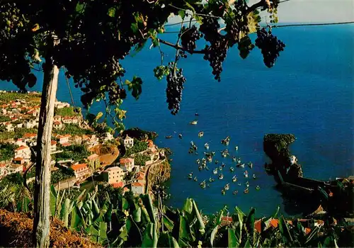AK / Ansichtskarte  Camara_de_Lobos_Madeira_Portugal Aldeia piscatória Panorama Fischerdorf Kueste 