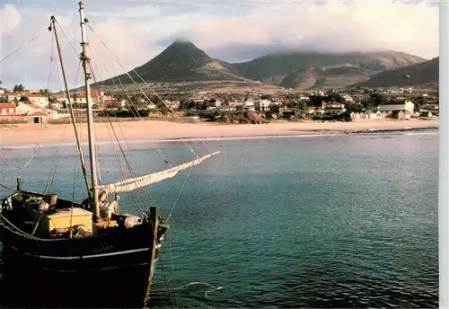 AK / Ansichtskarte  Porto_Santo_Madeira_PT Panorama Fischerboot 