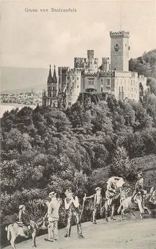 AK / Ansichtskarte  Stolzenfels_Schloss_Koblenz Schloss 