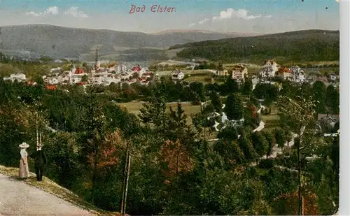 AK / Ansichtskarte  Bad_Elster Panorama Bad_Elster