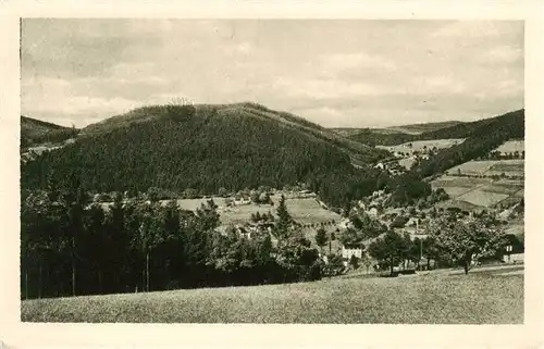 AK / Ansichtskarte  Untersachsenberg mit Steindoebra Panorama Untersachsenberg