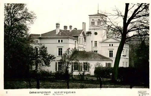 AK / Ansichtskarte  Waldrogaesen_Wuestenjerichow Genesungsheim  Waldrogaesen