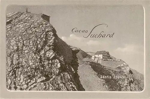 AK / Ansichtskarte  Saentis_2504m_AR Gipfelhaus Panorama 