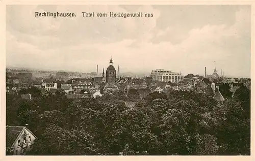 AK / Ansichtskarte 73898742 Recklinghausen__Westfalen Panorama vom Herzogenwall  