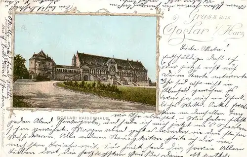 AK / Ansichtskarte  Goslar Kaiserhaus Goslar