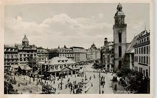 AK / Ansichtskarte  Frankfurt_Main Hauptwache Frankfurt Main