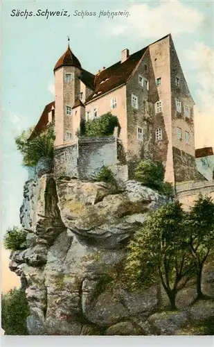 AK / Ansichtskarte  Hohnstein_Saechsische_Schweiz Schloss Hohnstein Hohnstein_Saechsische