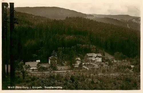 AK / Ansichtskarte  Waldbaerenburg Hotel Pension Schaefermuehle  Waldbaerenburg