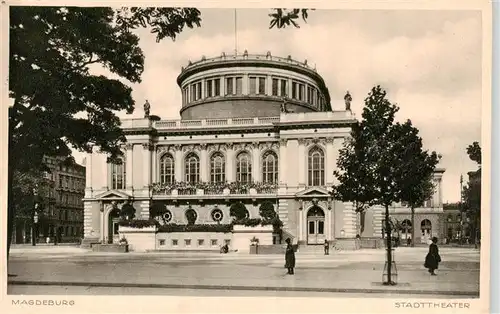 AK / Ansichtskarte  Magdeburg Stadttheater Magdeburg