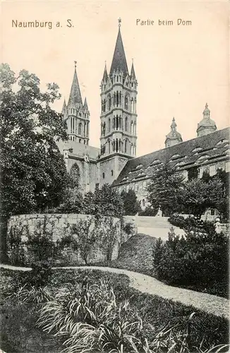 AK / Ansichtskarte  Naumburg__Saale Partie am Dom 