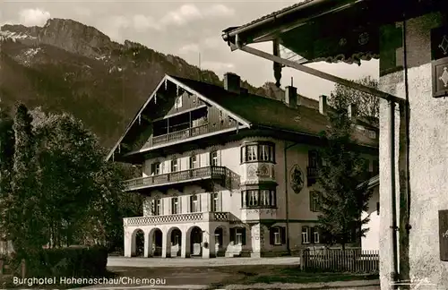 AK / Ansichtskarte  Hohenaschau_Chiemgau Burghotel Hohenauschau Hohenaschau Chiemgau