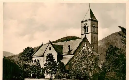 AK / Ansichtskarte  Herrenalb_Bad_Herrenalb Kath Kirche  